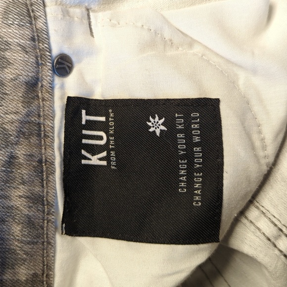 KUT from the Kloth Connie Leopard Print High Waist Ankle Skinny Jeans Size 6 - Picture 11 of 11